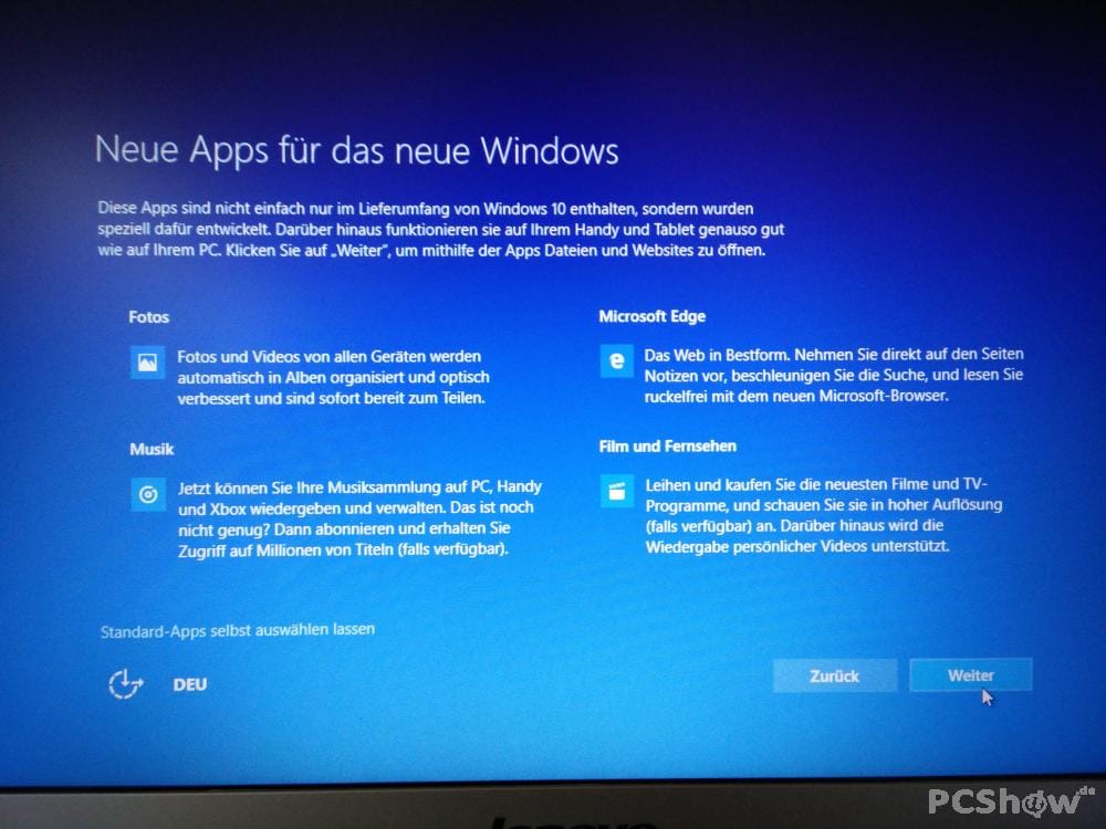 Neue Apps für das neue Windows