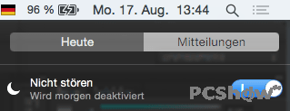 Nicht stören einschalten
