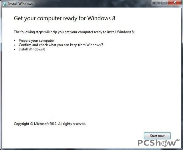 Windows 8 Build 6.2 Installer