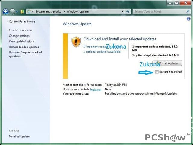 Windows 8: Neue Neustart-Funktion nach dem Update