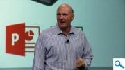 Steve Ballmer bei der Präsentation von Office 2013