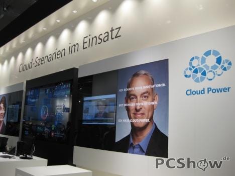 Microsoft Stand auf der CeBIT 2011