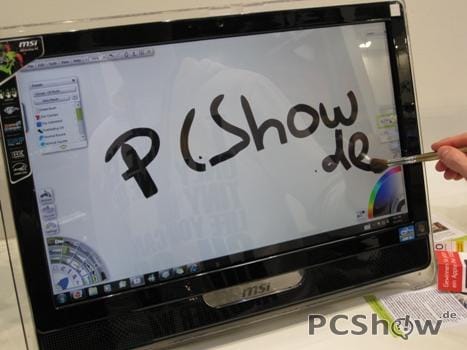 CeBIT 2011: Touchgerät von MSI