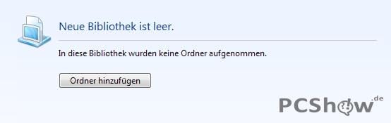 Windows 7 Bibliotheken