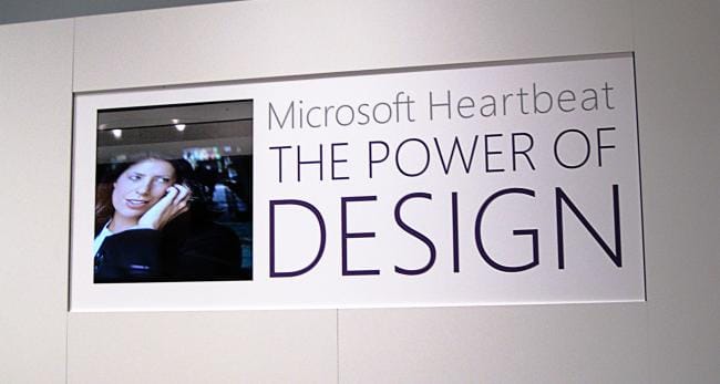 Microsoft-Motto auf der CeBIT 2012: The Power Of Design