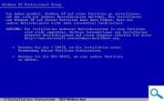 Windows XP Installationsstart