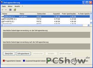 Defragmentierung