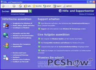 Hilfe- und Supportcenter