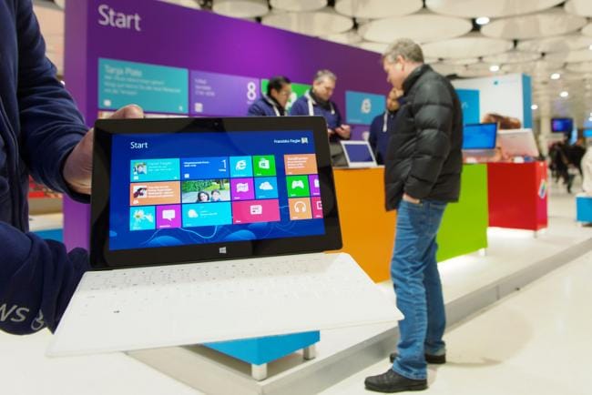 Surface Windows RT im Handel