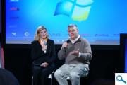 Dr. Dorothee Ritz und Jon deVaan auf der Windows 7 Launch Party