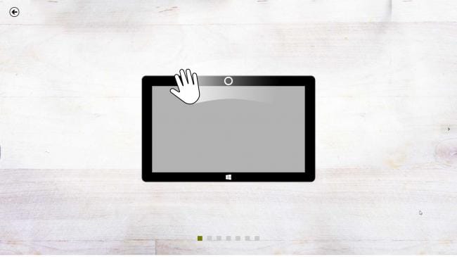 Windows 8.1: Kochen und Genuss App per Gesten nutzen