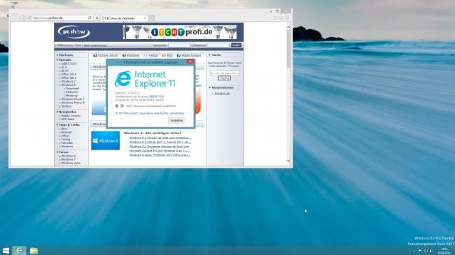 Windows 8.1: Internet Explorer 11