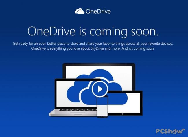 OneDrive Ankündigung