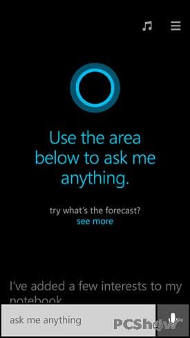 Spracherkennung Cortana für Windows Phone 8.1
