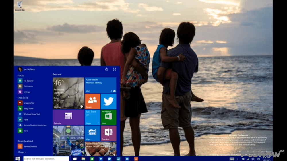 Windows 10 StartmenÃ¼