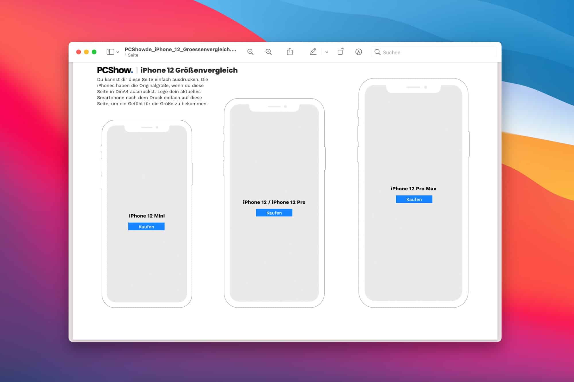 Mac PDF erstellen