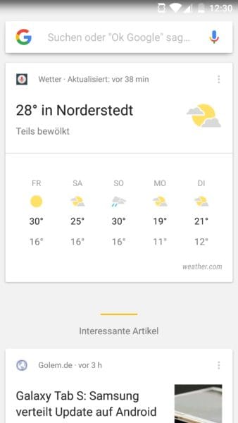 Google Now in Android 6