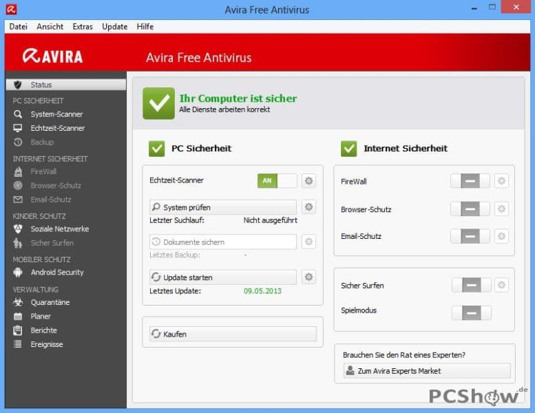 Avira Free AntiVir