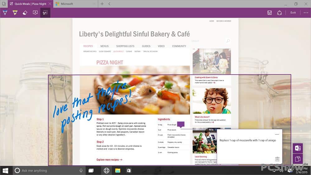 Edge Browser in Windows 10