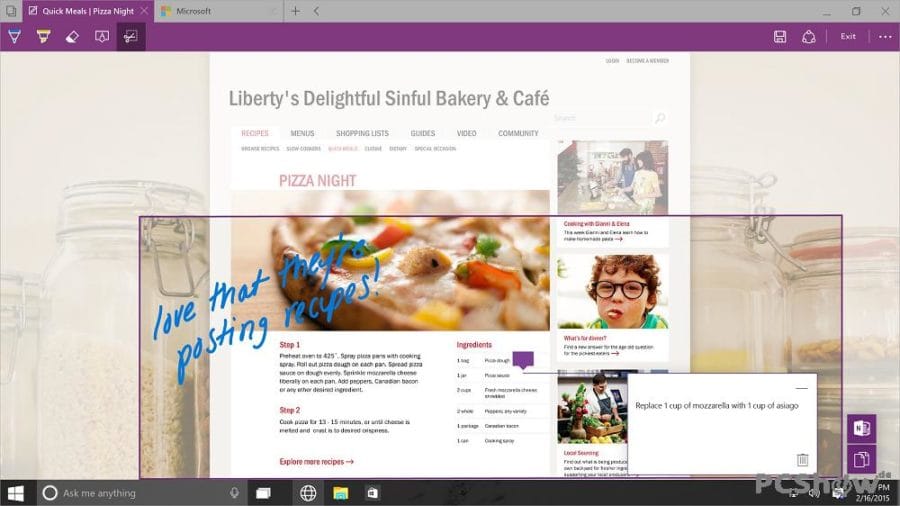 Edge Browser in Windows 10