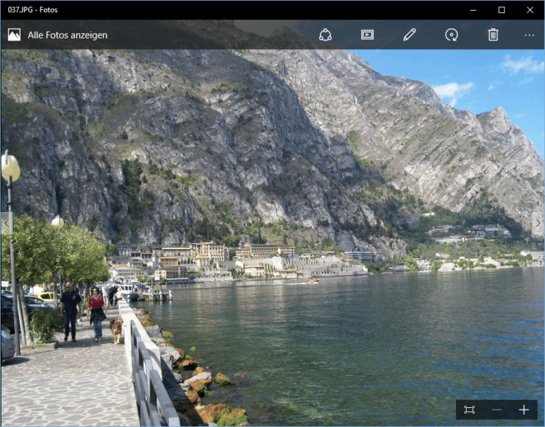 Fotos anzeigen in Windows 10