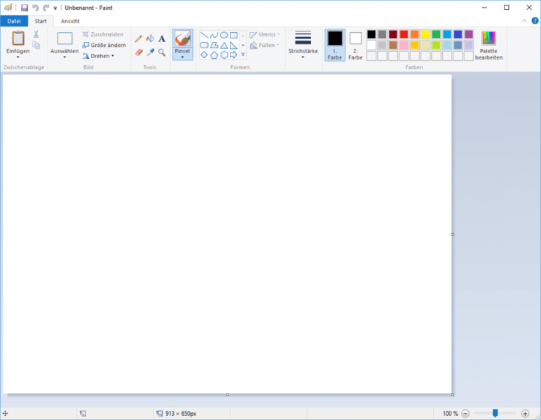 Paint in Windows 10