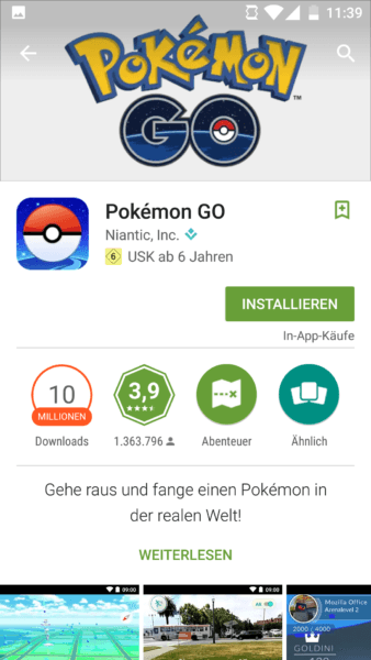 App installieren in Android 6