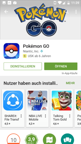 App installieren in Android 6