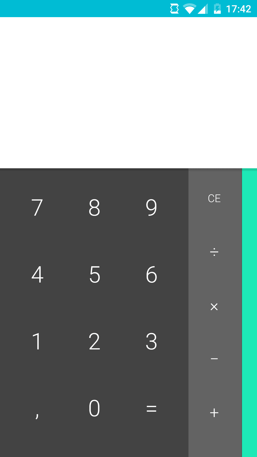 Taschenrechner in Android 6