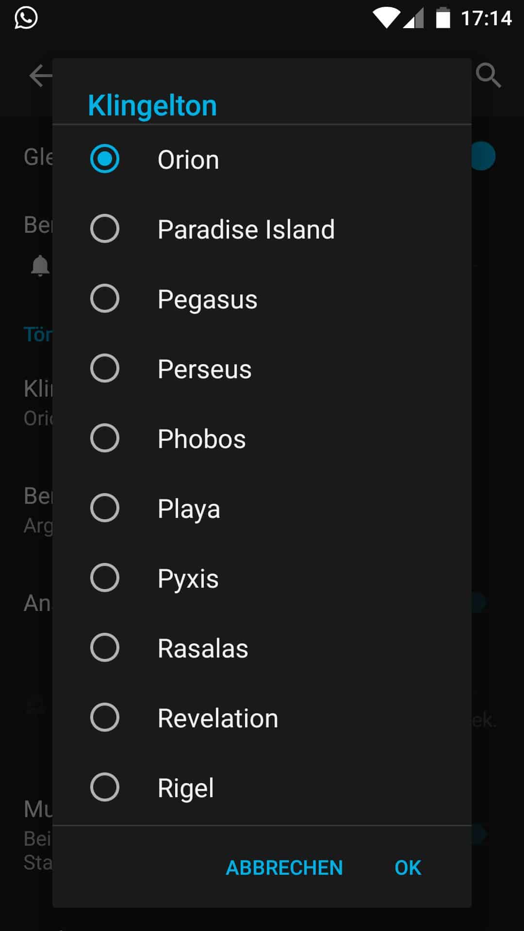 Klingelton ändern in Android 6