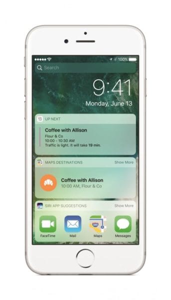 Apple iOS 10 Start