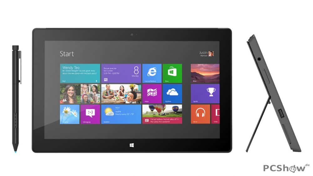 Microsoft Surface Pro mit Windows 8 Pro und Surface Pen