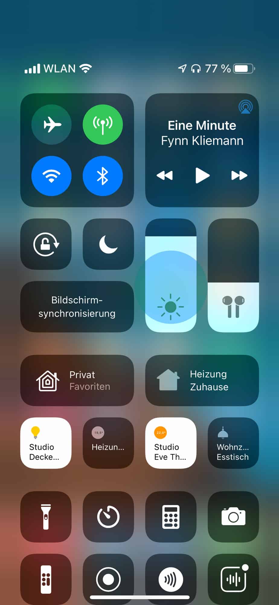 iPhone Helligkeit einstellen