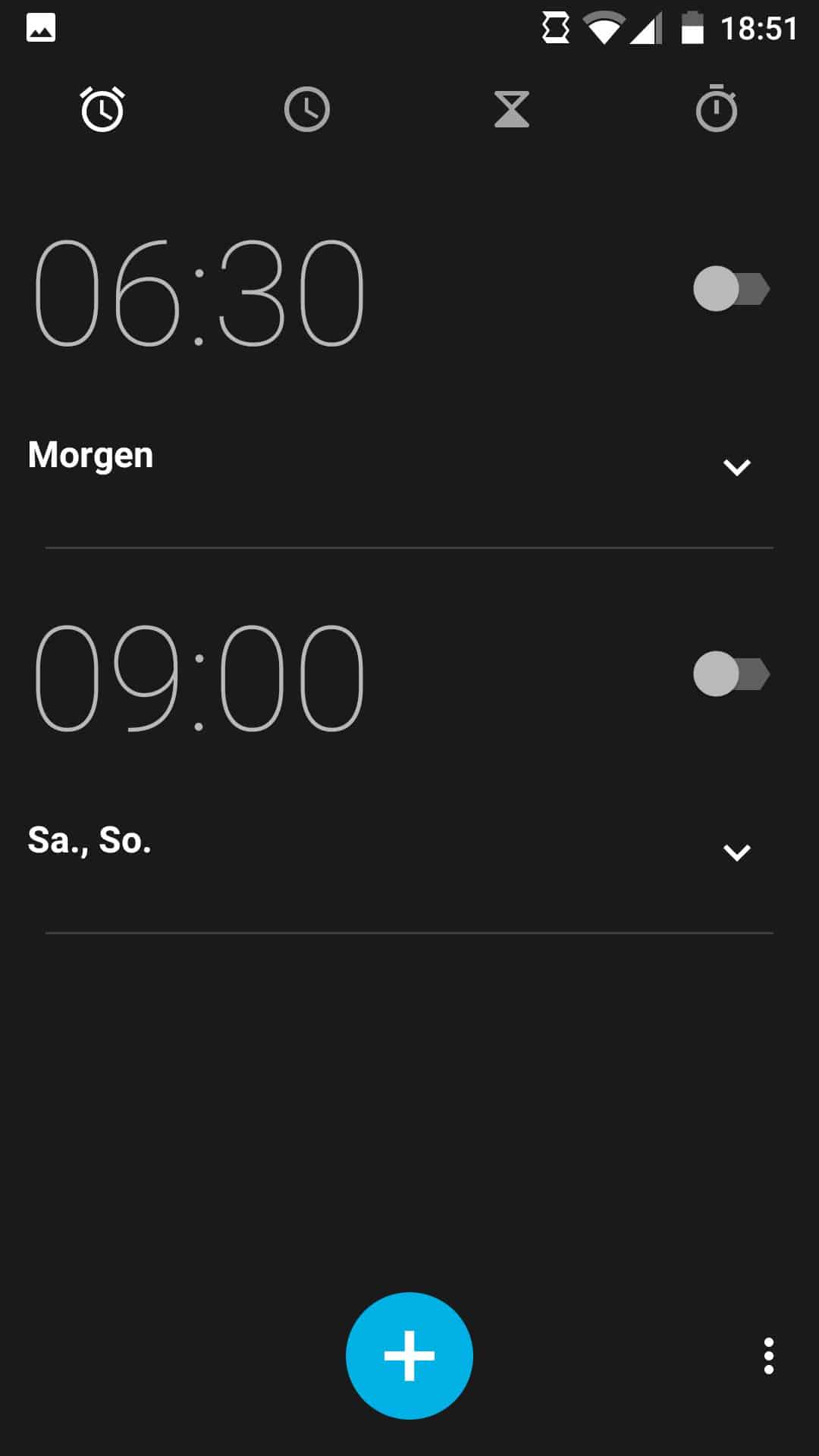 Android Wecker