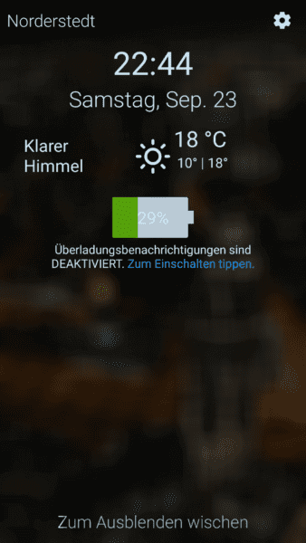 Android Überladungsschutz