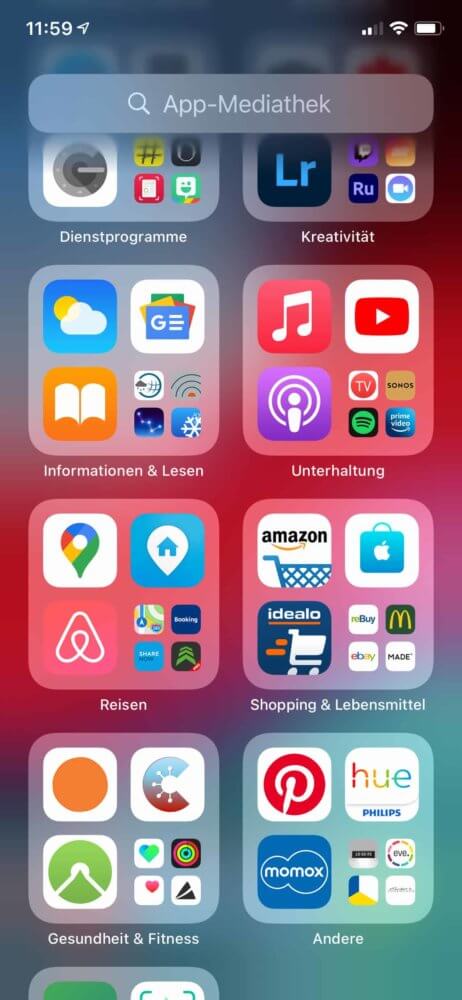 Bessere Sortierung durch die App-Mediathek