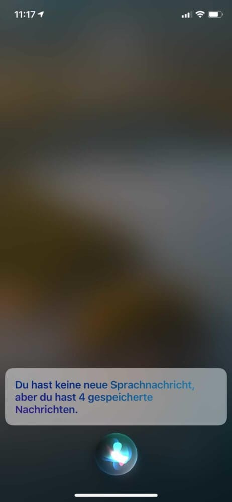 iPhone Mailbox abhören per Siri
