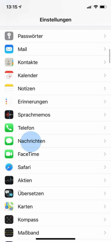 Wähle Nachrichten aus