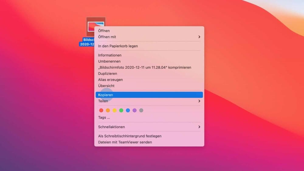 MacBook Bilder kopieren und einfügen
