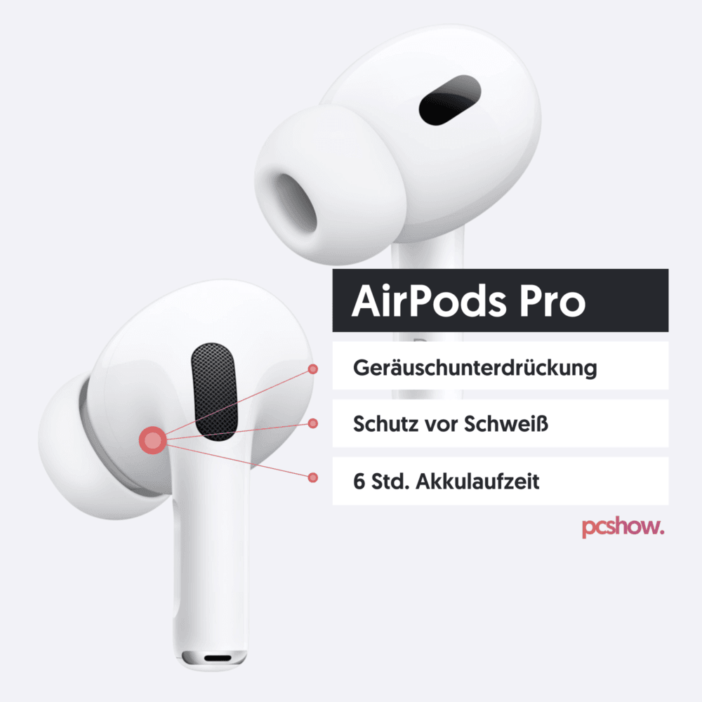 AirPods Pro mit Geräuschunterdrückung