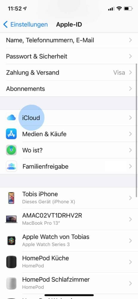 iCloud nutzen um Fotos vom iPhone auf iPad übertragen