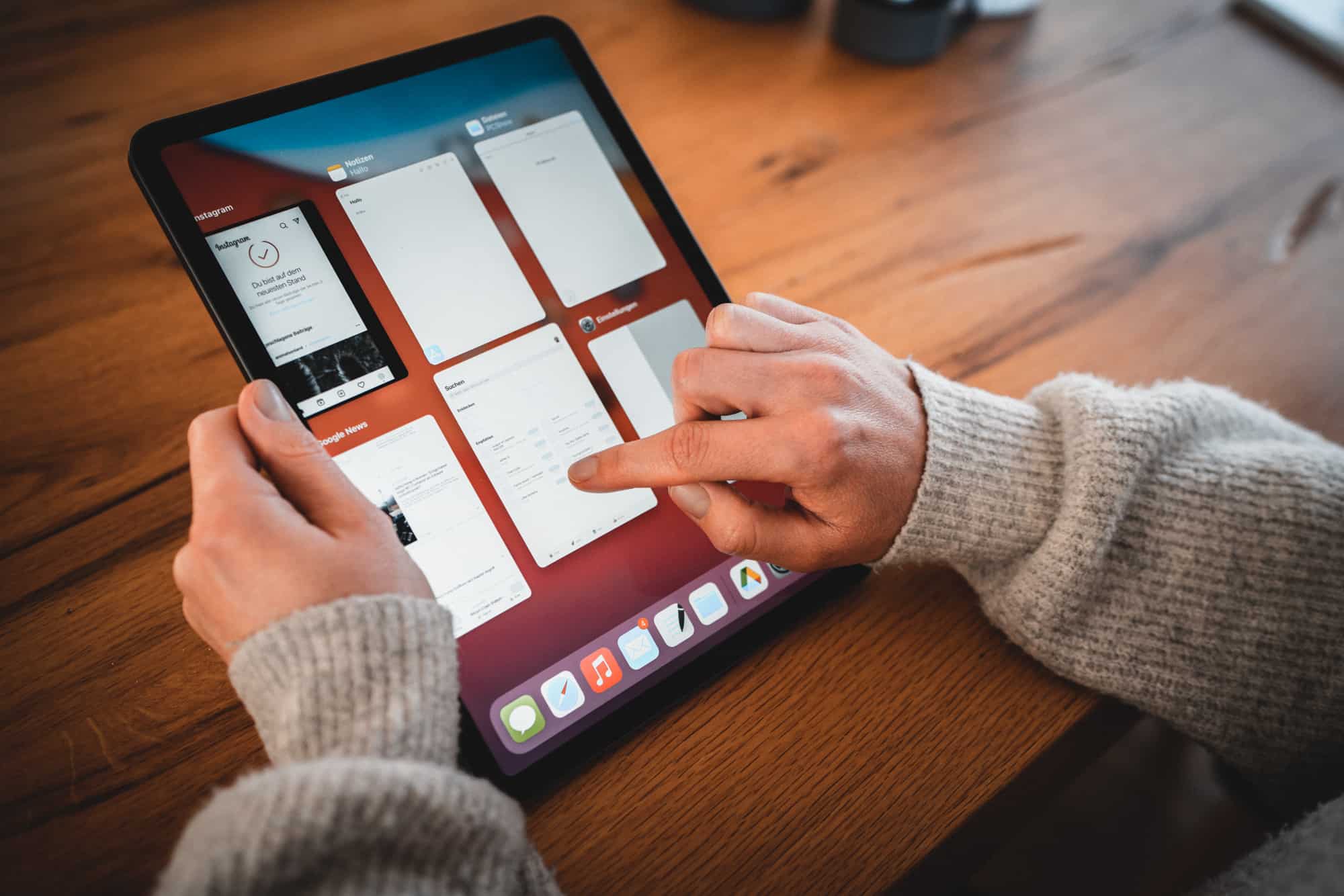 iPad Apps schließen