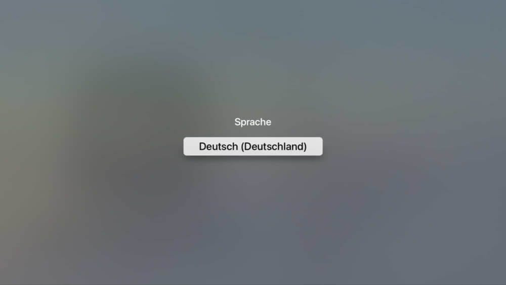 Passende Sprache auswählen