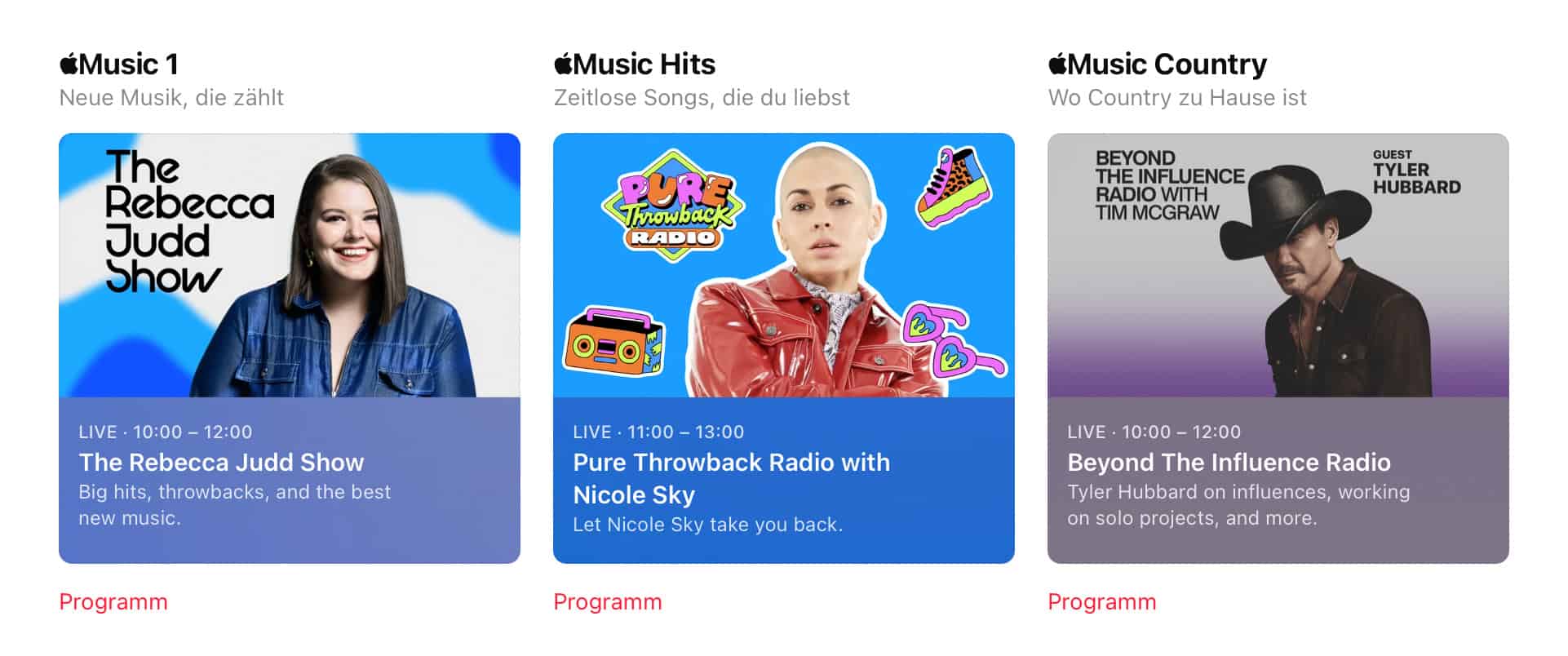 HomePod Radio hören mit Apple Music Sendern
