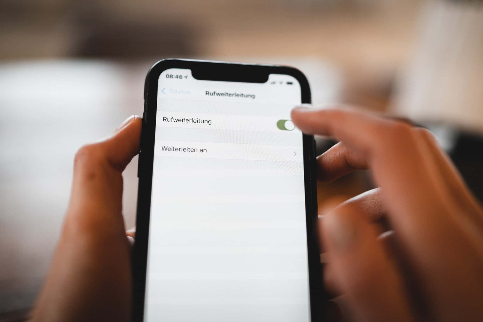 Anrufweiterleitung iPhone