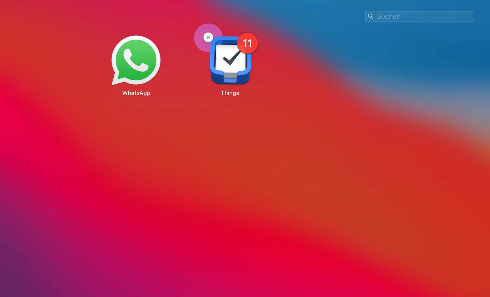 Mac Programme deinstallieren über Lauchpad