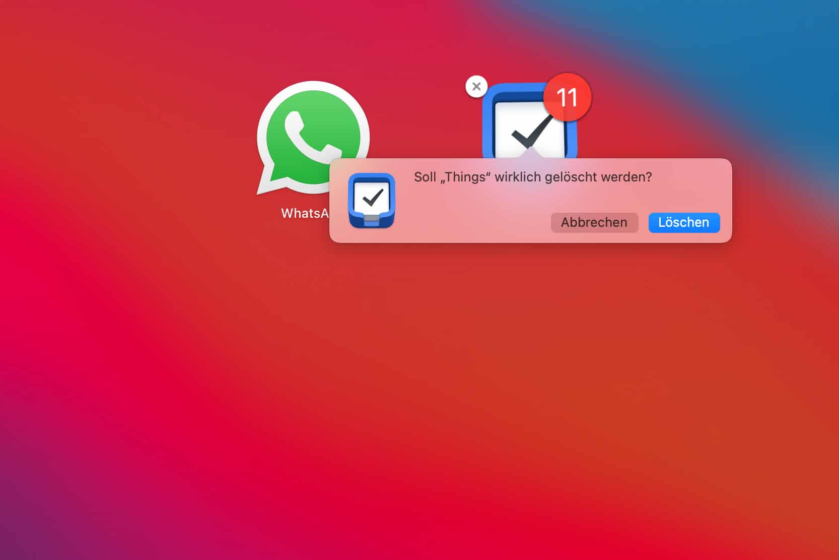 Mac Programme deinstallieren