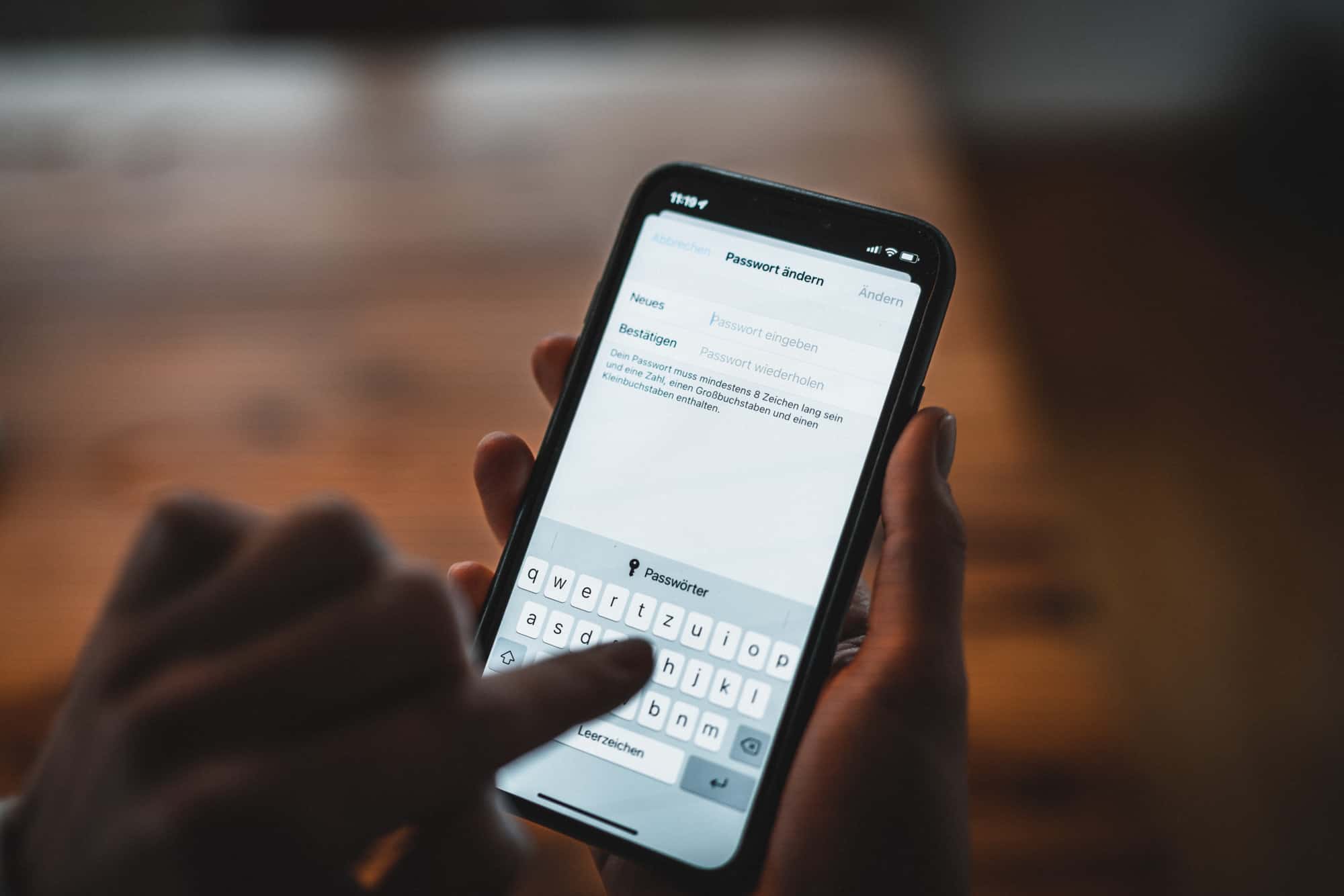 Apple ID Passwort ändern
