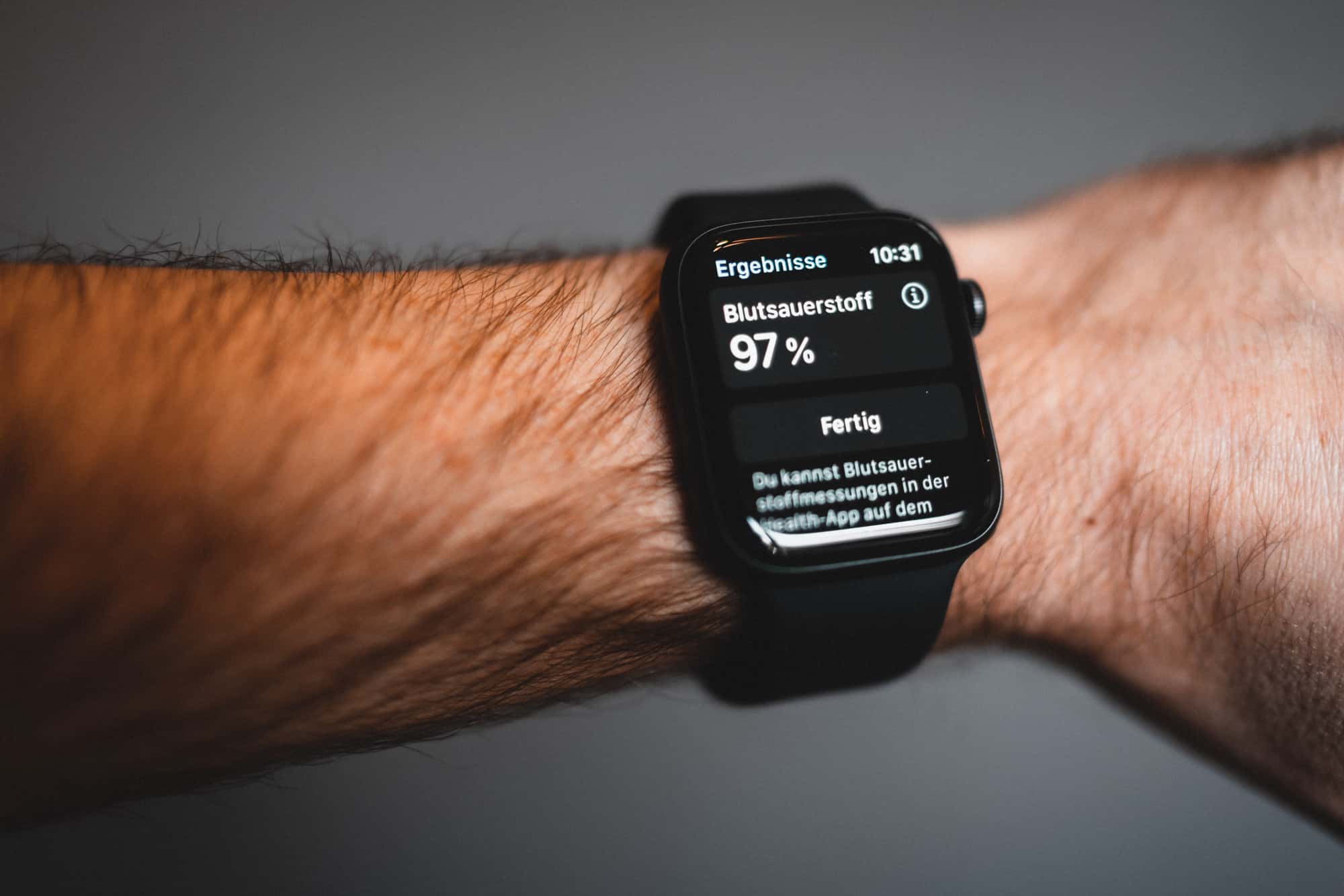 Apple Watch Blutsauerstoff messen