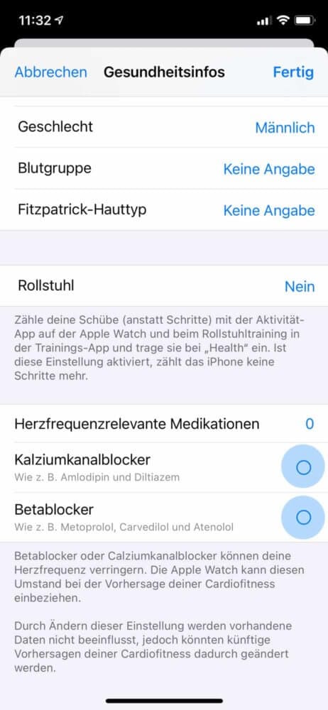 Medikamentation hinzufügen